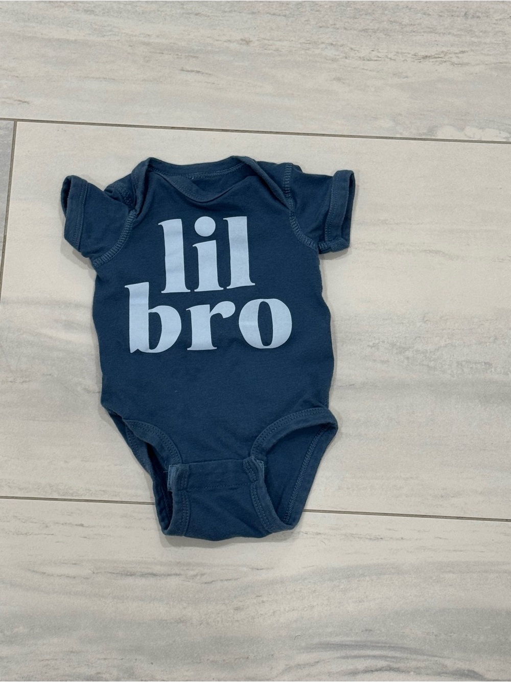 Sweet Wink 'lil bro' One-Piece Bodysuit for Baby Boy